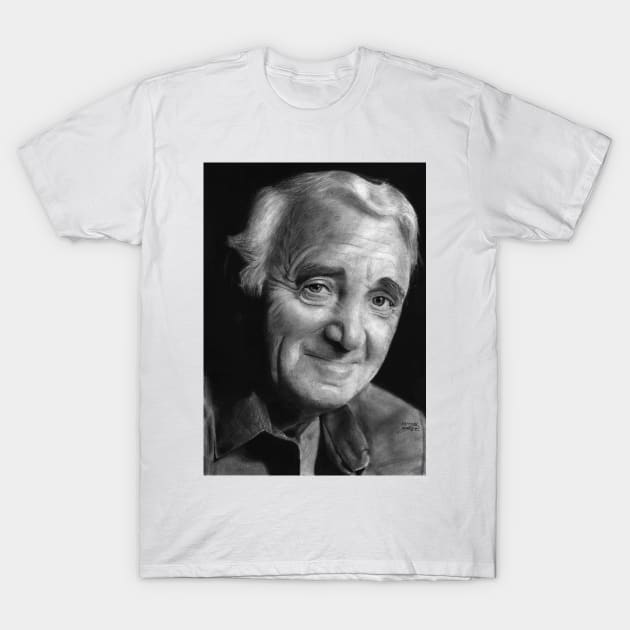 Charles Aznavour T-Shirt by asa7ur